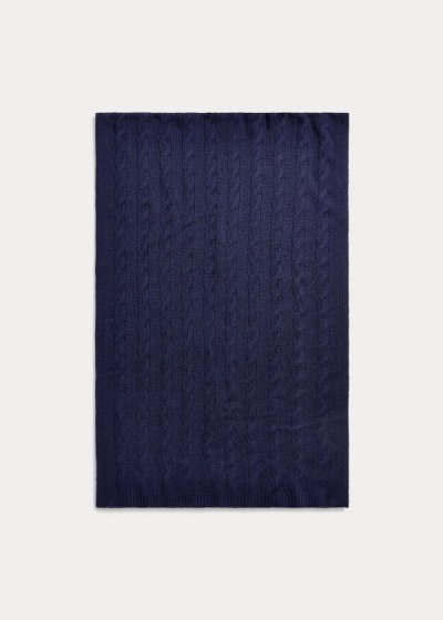 Women's Ralph Lauren Cable-Knit Cashmere Scarf | 126789HIK